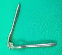 Load image into Gallery viewer, Vintage Chromed Steel Metal Nut Cracker