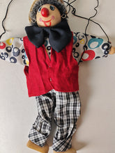 Load image into Gallery viewer, Vintage Handmade Clown Marionette Puppet - Collectible