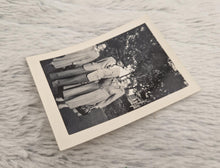 Load image into Gallery viewer, Vintage Black & White Old Family Photograph, 2 Woman and a Smartly Dressed Old Man, Date Uknown, Vo
