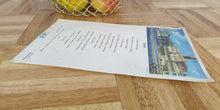 Load image into Gallery viewer, Vintage Hotel B.I Lunch Menu Card From Uganda, Venice Scene Theme, Dated Wednesday 19th May 1971, 26
