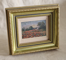 Load image into Gallery viewer, Original George V Postcard In Frame Dated 1913 with 1/2 Penny Stamp Poppy Flower