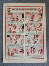 Load image into Gallery viewer, Vintage The Piggywigs on Parade Book Print Comic Illustration Page 35 x 25.5cm
