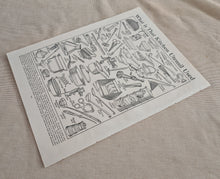 Load image into Gallery viewer, Vintage Bookplate Illustration , What Is That Kitchen Utensil , Original Print