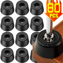 Load image into Gallery viewer, 8/80Pcs Rubber Pads Floor Protectors Non-slip Cutting Board Furniture Bumper Gasket Table Chair Leg Cover Furniture Hardware Mat