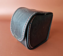 Load image into Gallery viewer, Vintage Empty Lens Case For Small Lens , Black Colour, Red Interior