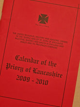 Load image into Gallery viewer, Calendar Of The Priory Of Lancashire 2009 - 2010 , Masonic Information Guide