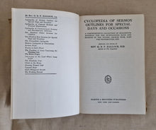 Load image into Gallery viewer, Cyclopedia of Sermon Outlines for Special Days and Occasions - G. B. F. Hallock
