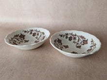 Load image into Gallery viewer, J & G MEAKIN Royal Staffordshire set of 2 Bowls - Windsong Brown