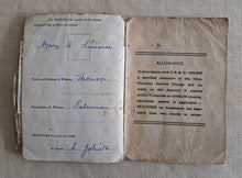 Load image into Gallery viewer, Vintage ephemera: Old Hire Purchase Reciept Book With Recepts, Poole Central Warehouse Ltd, 1951 - 1