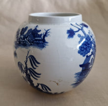 Load image into Gallery viewer, Vintage ginger jar Royal Cauldon Bristol Ironstone Willow Chinese style painted