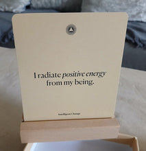 Load image into Gallery viewer, Mindful Affirmations Card Set Intelligent Change 52 Cards with Wooden Stand