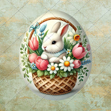 Load image into Gallery viewer, Easter Eggs and Basket Clipart Pack 27 PNG Images Instant Digital Download Easter Festive Graphics Art