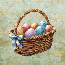 Load image into Gallery viewer, Easter Eggs and Basket Clipart Pack 27 PNG Images Instant Digital Download Easter Festive Graphics Art