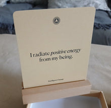 Load image into Gallery viewer, Mindful Affirmations Card Set Intelligent Change 52 Cards with Wooden Stand