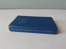 Load image into Gallery viewer, Vintage 1960 Collins-Spurrell Welsh Dictionary Blue Cloth Hardback Re-edited