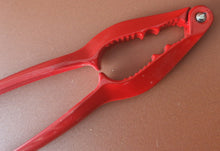 Load image into Gallery viewer, Vintage Red Colour NUT CRACKER Chrome Heavy Duty Nutcrackers Crack