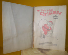 Load image into Gallery viewer, Vintage Whitman The Night Before Christmas Colouring Book, Used condition, Christmas Santa Gift