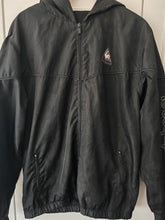 Load image into Gallery viewer, Le Coq Sportif Men’s Black Hooded Jacket Size S Full Zip Windbreaker Sportswear