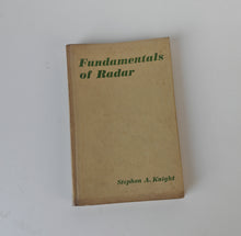 Load image into Gallery viewer, Fundamentals of Radar Stephen A Knight 2nd Edition Vintage Engineering Book