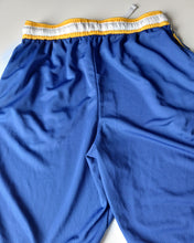 Load image into Gallery viewer, Nike Golden State Warriors NBA Basketball Shorts Blue Yellow Size XL 18-20