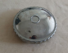 Load image into Gallery viewer, Vintage Metal Fuel Cap Cover 11cm Diameter Classic Car Tractor HGV Style