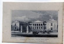Load image into Gallery viewer, Vintage Print Plate Highbury College South West Front Drawn by Thos. H. Shepherd