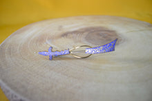 Load image into Gallery viewer, Mid Century Vintage Sword Tie Pin / Clip, Blue Enamel with Gold Tone Ornate Design, 8.5cm long