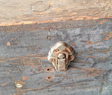 Load image into Gallery viewer, Vintage Electrician's Wooden Tool Chest with Original Leather Strap