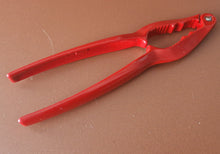 Load image into Gallery viewer, Vintage Red Colour NUT CRACKER Chrome Heavy Duty Nutcrackers Crack