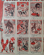 Load image into Gallery viewer, Vintage Circus Print – Jolly Joey and His Performing Pets Double Page Book Plate | 50.5 x 35 cm | An