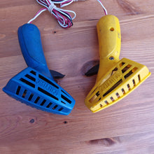 Load image into Gallery viewer, Vintage Scalextric Hand Controllers - 1970's Yellow and Blue Colour