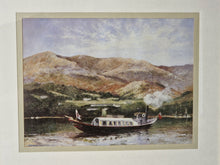 Load image into Gallery viewer, Vintage Print Picture In Wooden Frame: The Gondola Coniston By Cameo Sutton Coldfield Dennis Harper