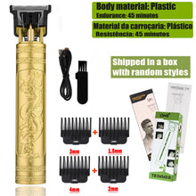 Load image into Gallery viewer, T9 Hair Clipper Repair Beard Shaving Body Hair Trimmer Clippers Electric Machine Men Haircut Machine 0mm Barber Shaver