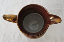 Load image into Gallery viewer, Beautiful Vintage Copper Lusterware Cream Pitcher Copper Luster Creamer Grandma's Kitchen Cottag