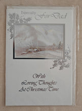Load image into Gallery viewer, Vintage Christmas Greeting Card Especially for Dad New & Sealedd – Winter Sce