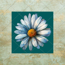 Load image into Gallery viewer, 30 Flowers Square Images on color background Clipart Digital Stock image for Junk Journals, Scrapbooking, Card Making , Digital Download