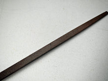 Load image into Gallery viewer, Vintage Large Flat Tapered File with Wooden Handle – 40cm Long – Used