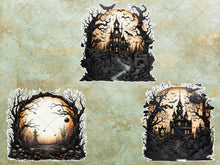 Load image into Gallery viewer, Fussy cut Halloween images, printable pages, Digital instant download, 53 images, .png format, junk journaling, Ephemera, scrapbooking