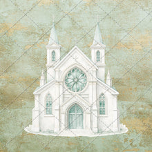 Load image into Gallery viewer, First Holy Communion Clipart Set – 34 Christian Religious PNG Images, Church, Cross, Bible, Chalice, Lamb, Floral Elements, Instant Download