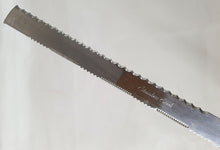 Load image into Gallery viewer, Vintage Long Stainless Steel Bread / Meat Carving Knife, Wooden Handle