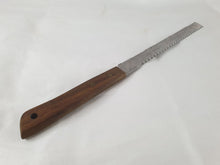 Load image into Gallery viewer, Vintage Long Stainless Steel Bread / Meat Carving Knife, Wooden Handle