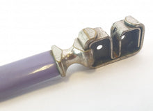 Load image into Gallery viewer, Vintage Mysto rotary english made knife sharpener retro kitchenalia plastic handle