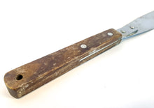 Load image into Gallery viewer, Vintage Retro Spreader Cake Icing  Spatula Wood Handle, Kitchen Utensil, Kitchenalia