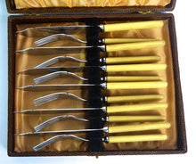 Load image into Gallery viewer, Vintage 12 Piece Stainless Steel Knives & Forks - Sheffield England, In Original Case