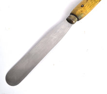 Load image into Gallery viewer, Vintage Wostenholm & Son Retro Spreader Cake Icing Spatula , Sheffield England, Wood Handle, Kitchen Utensil, Kitchenalia