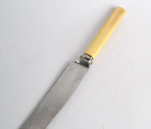 Load image into Gallery viewer, Vintage  Kitchen Cutting  Knife with Stainless Steel  Blade and Plastic Handle 1980s