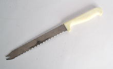 Load image into Gallery viewer, Vintage Richardson Sheffield, England Kitchen Steak Knife White Plastic Handle