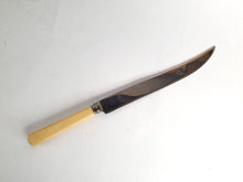 Load image into Gallery viewer, Vintage  Kitchen Cutting  Knife with Stainless Steel  Blade and Plastic Handle 1980s, Firth Brearley, Sheffield , England