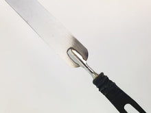 Load image into Gallery viewer, Vintage Retro Spreader Cake Icing Spatula Black Plastic Handle, Kitchen Utensil, Kitchenalia