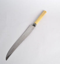 Load image into Gallery viewer, Vintage  Kitchen Cutting  Knife with Stainless Steel  Blade and Plastic Handle 1980s